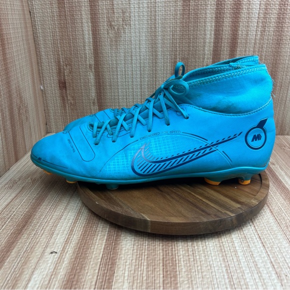 Nike Mercurial Superfly 8 Football Soccer Cleats FG Men US 13 Blue DJ2904-484 - Picture 4 of 12
